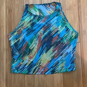 Sparkly Multicolor Crop Top